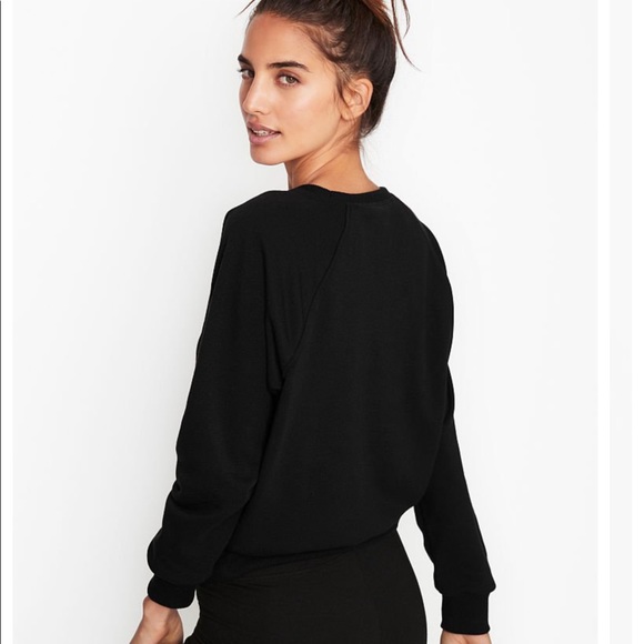 VICTORIAS SECRET BLACK FLEECE SWEATSUIT XS - Picture 4 of 16